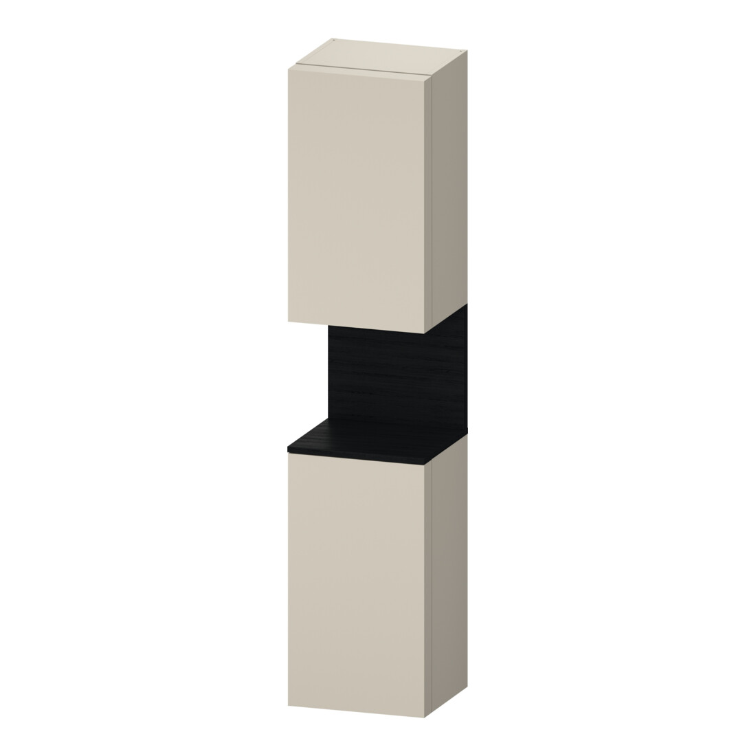 Duravit Hochschrank Qatego 40x36x1760cm, 2 T, B, An r, E sw/tau m