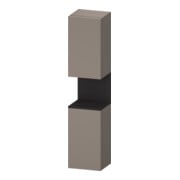 Duravit Hochschrank Qatego 40x36x1760cm, 2 T, B, An r, gra m/ba ma