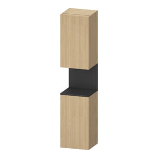 Duravit Hochschrank Qatego 40x36x1760cm, 2 T, B, An r, gra m/E Nat