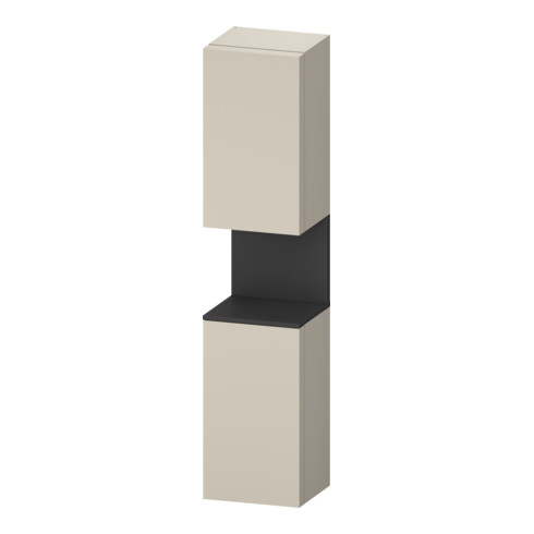 Duravit Hochschrank Qatego 40x36x1760cm, 2 T, B, An r, gra m/ta m