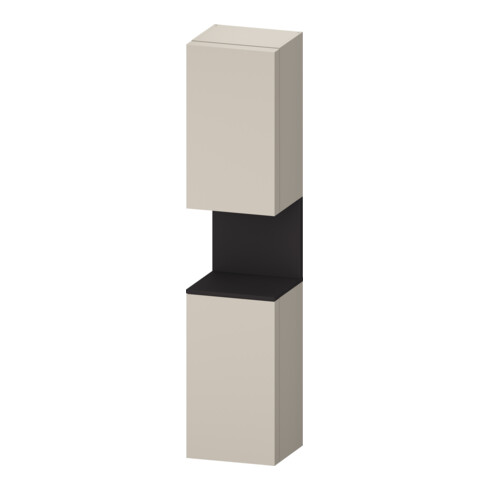 Duravit Hochschrank Qatego 40x36x1760cm, 2 T, B, An r, gra m/ta ma