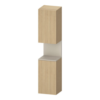 Duravit Hochschrank Qatego 40x36x1760cm, 2 T, B, An r, T m/E Nat