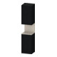Duravit Hochschrank Qatego 40x36x1760cm, 2 T, B, An r, T m/Eich sw-1