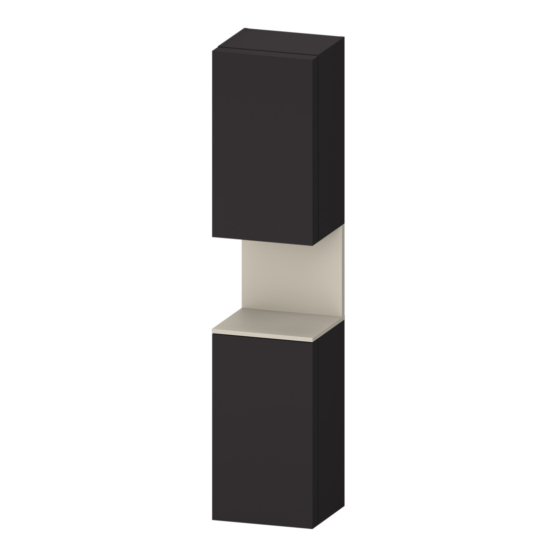 Duravit Hochschrank Qatego 40x36x1760cm, 2 T, B, An r, T m/Gr matt