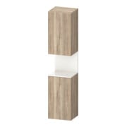 Duravit Hochschrank Qatego 40x36x1760cm, 2 T, B, An r, w g/Ei marm.