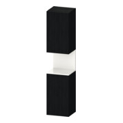Duravit Hochschrank Qatego 40x36x1760cm, 2 T, B, An r, w g/Ei sw