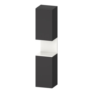 Duravit Hochschrank Qatego 40x36x1760cm, 2 T, B, An r, w g/Gra ma