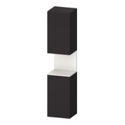 Duravit Hochschrank Qatego 40x36x1760cm, 2 T, B, An r, w m/Gr matt
