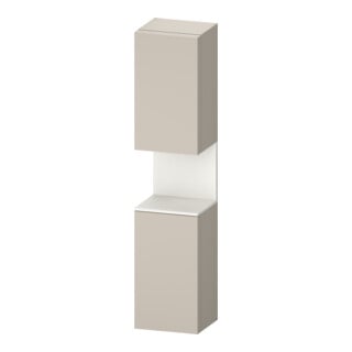 Duravit Hochschrank Qatego 40x36x1760cm, 2 T, B, An r, w m/ta ma