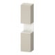 Duravit Hochschrank Qatego 40x36x1760cm, 2 T, B, An r, w m/ta matt-1