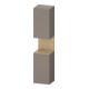 Duravit Hochschrank Qatego 40x36x1760cm, 2 T, B, An re, Ei nat/b ma-1