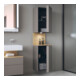 Duravit Hochschrank Qatego 40x36x1760cm, 2 T, B, An re, Ei nat/b ma-2
