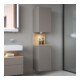 Duravit Hochschrank Qatego 40x36x1760cm, 2 T, B, An re, Ei nat/b ma