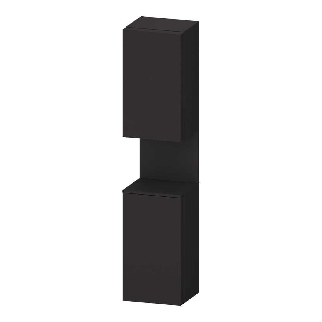 Duravit Hochschrank Qatego 40x36x1760cm, 2 T, B, An re, graph matt