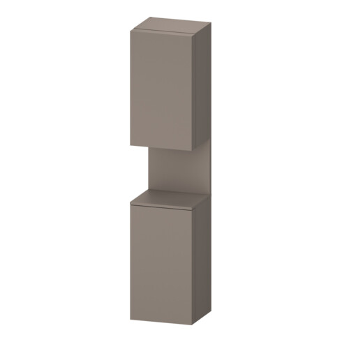 Duravit Hochschrank Qatego 40x36x1760cm, 2 T, B, Anschl li, bas. ma