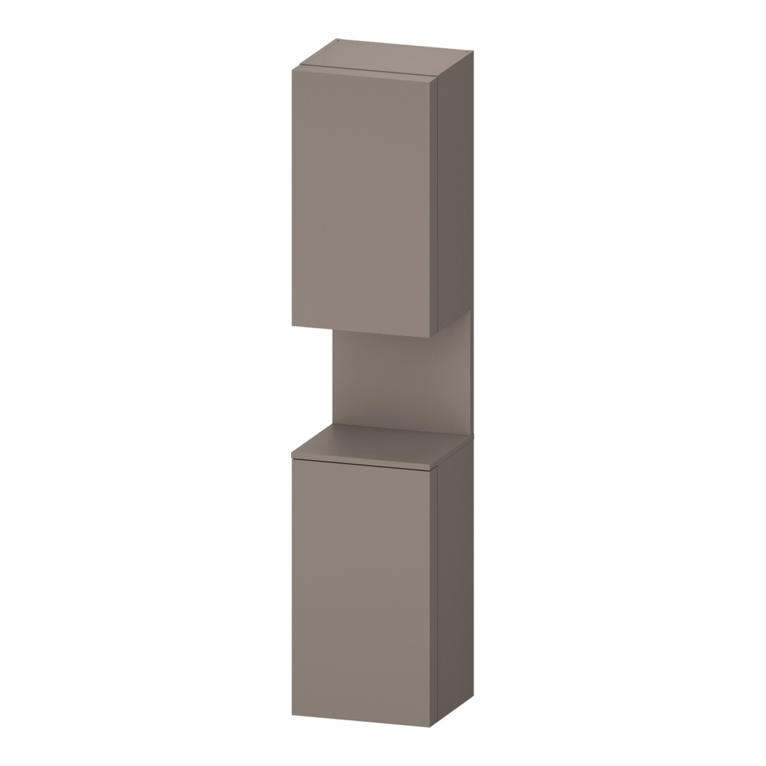 Duravit Hochschrank Qatego 40x36x1760cm, 2 T, B, Anschl li, bas. ma