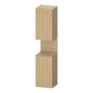 Duravit Hochschrank Qatego 40x36x1760cm, 2 T, B, Anschl li, Ei Nat