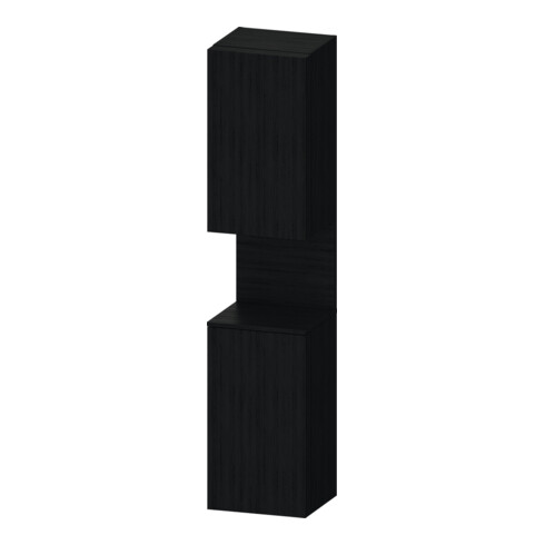 Duravit Hochschrank Qatego 40x36x1760cm, 2 T, B, Anschl li, Ei sw