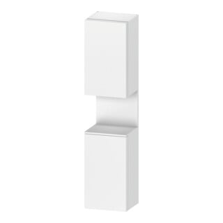 Duravit Hochschrank Qatego 40x36x1760cm, 2 T, B, Anschl li, we ma