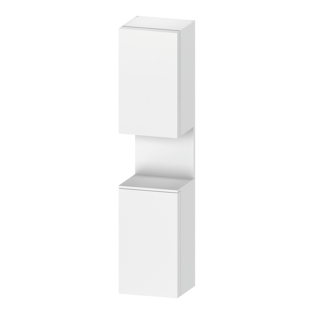 Duravit Hochschrank Qatego 40x36x1760cm, 2 T, B, Anschl li, we ma