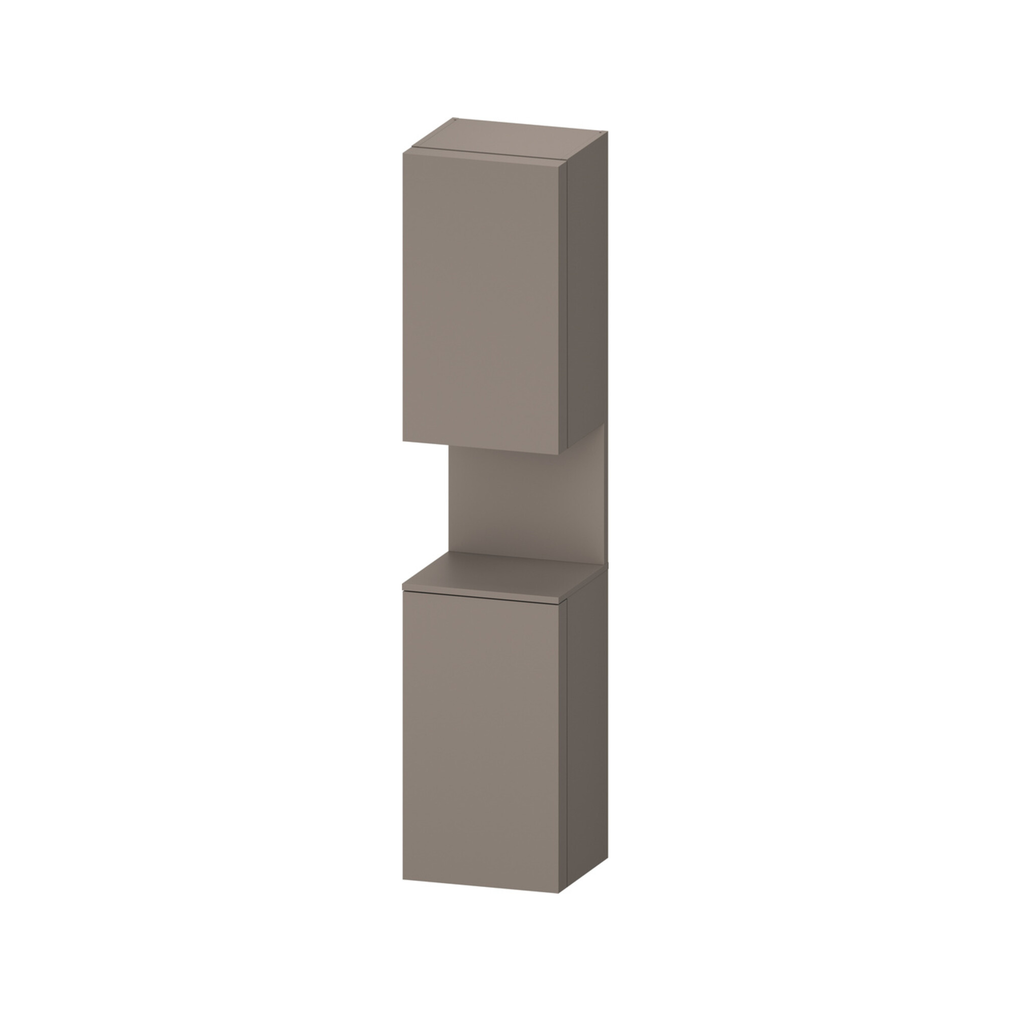 Duravit Hochschrank Qatego 40x36x1760cm, 2 T, B, Anschl re, bas. ma