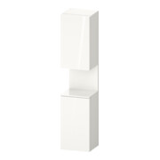 Duravit Hochschrank Qatego 40x36x1760cm, 2 T, B, Anschl re, we hgl
