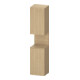 Duravit Hochschrank Qatego 40x36x1760cm, 2 Tür., Anschl li, Ei Nat-1