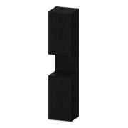 Duravit Hochschrank Qatego 40x36x1760cm, 2 Tür., Anschl li, Ei sw