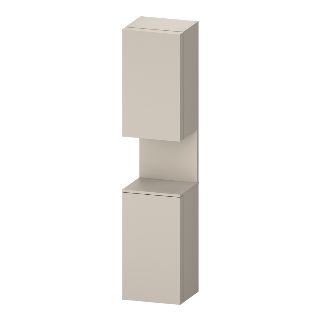 Duravit Hochschrank Qatego 40x36x1760cm, 2 Tür., Anschl li, Tau ma