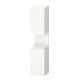 Duravit Hochschrank Qatego 40x36x1760cm, 2 Tür., Anschl li, we hgl-1