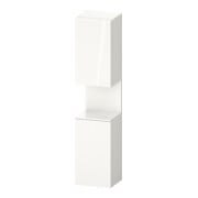 Duravit Hochschrank Qatego 40x36x1760cm, 2 Tür., Anschl li, we hgl