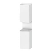 Duravit Hochschrank Qatego 40x36x1760cm, 2 Tür., Anschl li, we matt