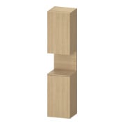 Duravit Hochschrank Qatego 40x36x1760cm, 2 Tür., Anschl re, Ei Nat