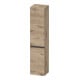 Duravit Hochschrank wandhängend Sivida 40x177x37,4cm, 3 Böd., G sw, li, Ei Marm-1
