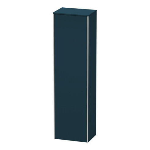 Duravit Hochschrank XSquare 50x35,6x177,6cm, T. li, blau seidenmatt