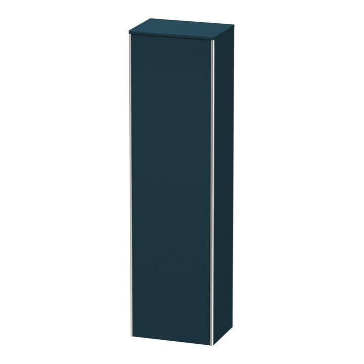Duravit Hochschrank XSquare 50x35,6x177,6cm, T. li, blau seidenmatt