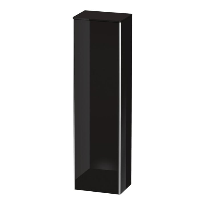Duravit Hochschrank XSquare 50x35,6x177,6cm, T. li, sw hochglanz