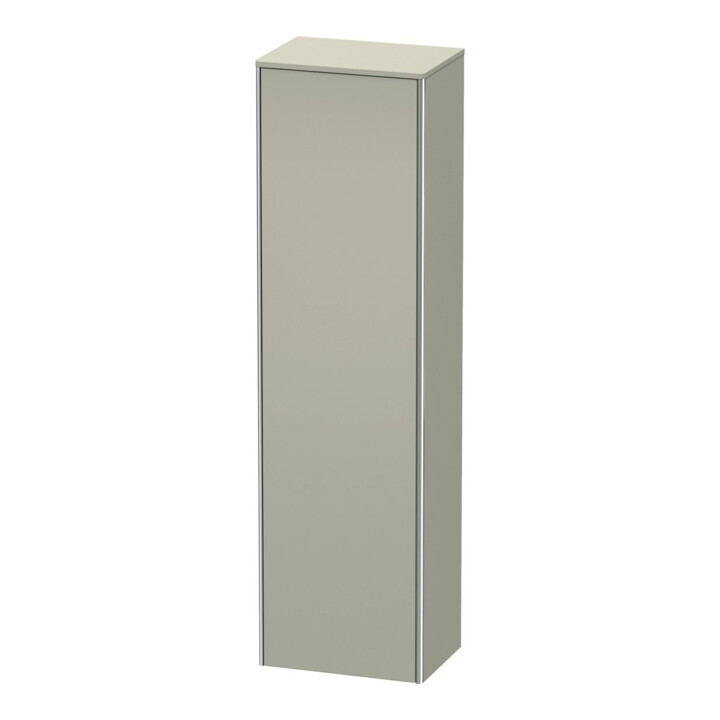 Duravit Hochschrank XSquare 50x35,6x177,6cm, T. li, Taupe seidenmatt