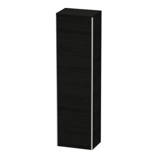 Duravit Hochschrank XSquare 50x35,6x177,6cm, T. links, Eiche schwarz