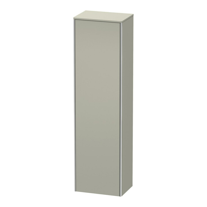 Duravit Hochschrank XSquare 50x35,6x177,6cm, T. re, Taupe seidenmatt
