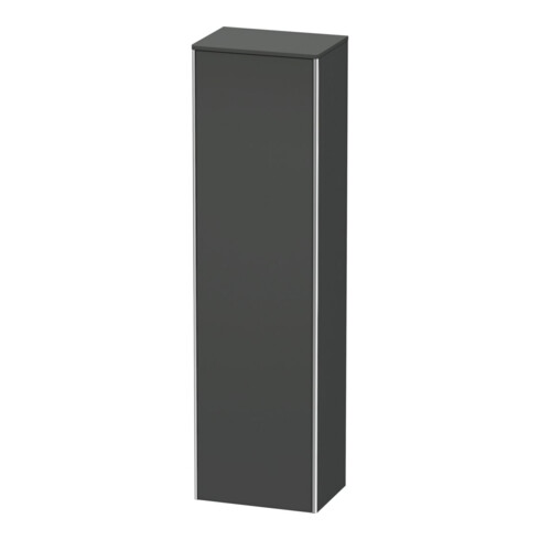Duravit Hochschrank XSquare 50x35,6x177,6cm, T. rechts, Graphit matt