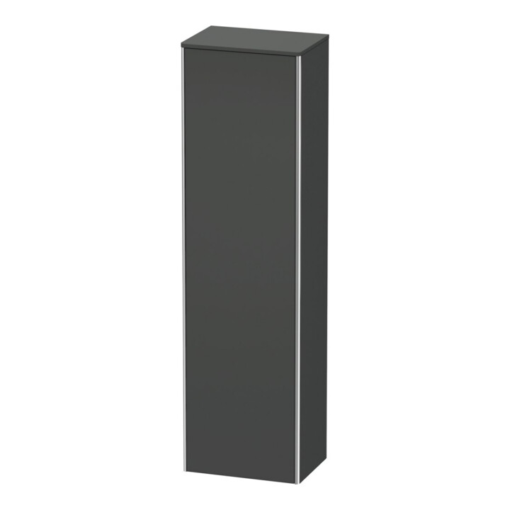 Duravit Hochschrank XSquare 50x35,6x177,6cm, T. rechts, Graphit matt