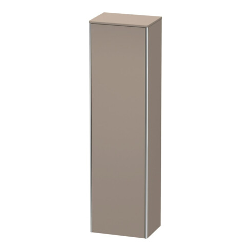 Duravit Hochschrank XSquare 50x35,6x177,6cm, Tür links, Basalt matt