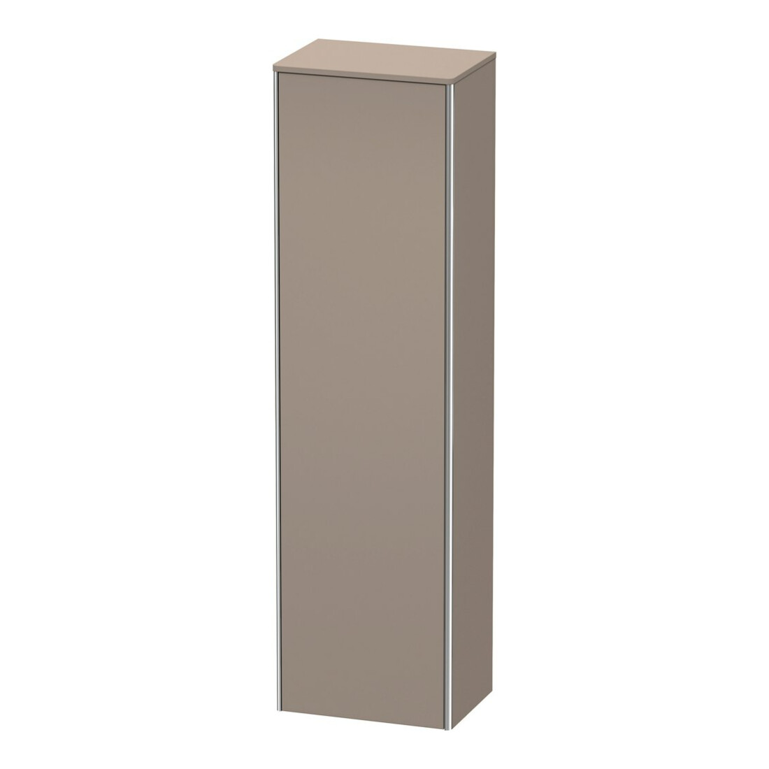 Duravit Hochschrank XSquare 50x35,6x177,6cm, Tür links, Basalt matt