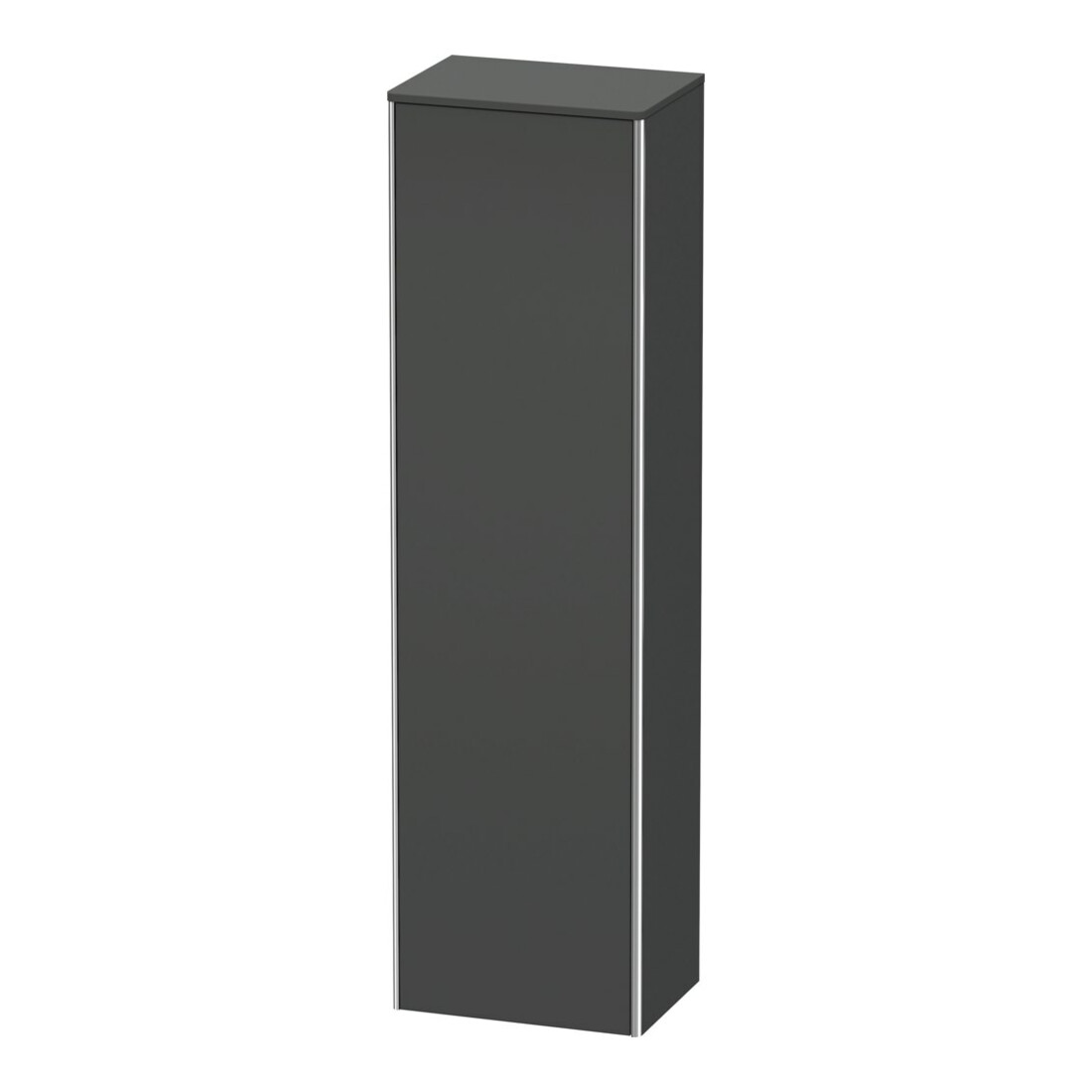 Duravit Hochschrank XSquare 50x35,6x177,6cm, Tür links, Graphit matt