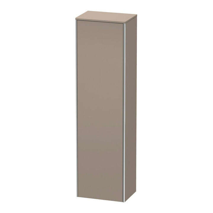 Duravit Hochschrank XSquare 50x35,6x177,6cm, Tür rechts, Basalt matt