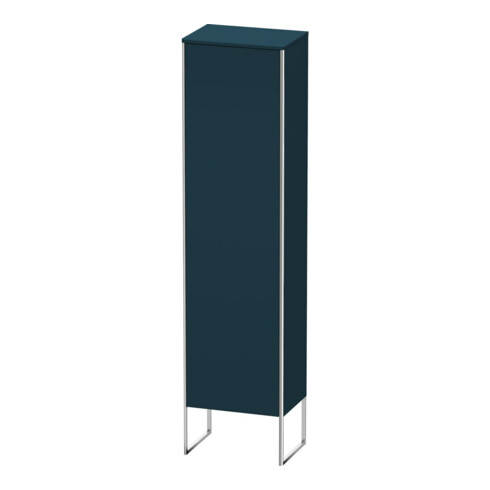 Duravit Hochschrank XSquare 50x35,6x201,6cm, st, T. li, blau s-matt