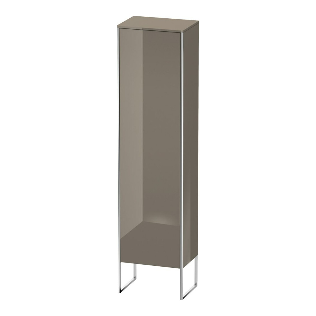 Duravit Hochschrank XSquare 50x35,6x201,6cm, st, T. li, flan. Gr hgl