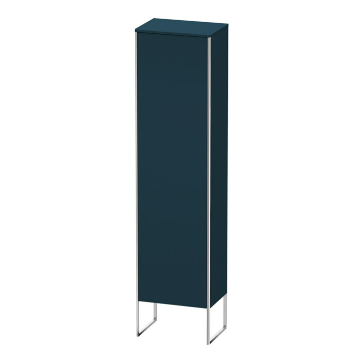 Duravit Hochschrank XSquare 50x35,6x201,6cm, st, T. re, blau s-matt