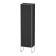 Duravit Hochschrank XSquare 50x35,6x201,6cm, st, T. re, graph matt-1